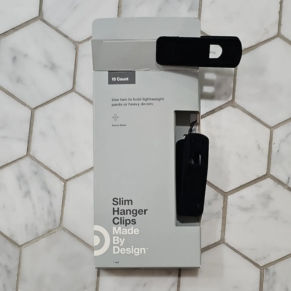 Made By Design Slim Hanger Clips - Black